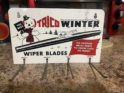 Vintage Service Station Trico Winter Wiper Blades Display Sign • $295