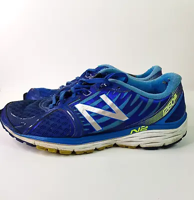 New Balance 1260 V5 Running Shoes Size 9US Blue Fantom Fit Mesh Lightweight Logo • $24.95