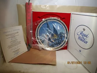 Royal Windsor Silent Night Plate - 1991  New In Box! U.s. Historical Society • $7.59