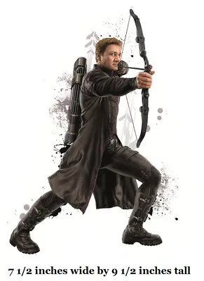 9   Hawkeye Peel Stick Wall Decal Sticker Marvel Avengers Room Decor Art Renner • $10