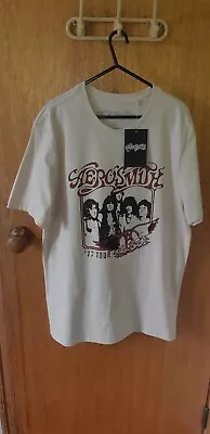 BNWT AEROSMITH '77 Tour Mens SS T-Shirt MEDIUM • $18.95