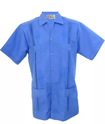 Mexican Wedding Shirt Guayabera Short Sleeve For Men - Made In Mexico • $39.99