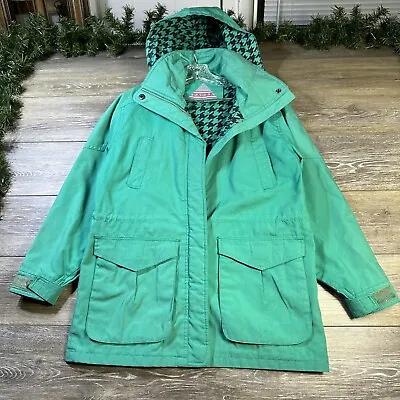 Vintage 80s Coat Size Medium (8-10) Parka Jacket Outdoor Pockets Womens PACER • $24.99