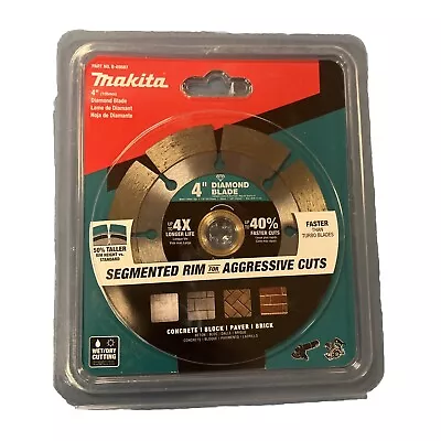 Makita B-69587 4  Diamond Blade Segmented General Purpose New • $9.99