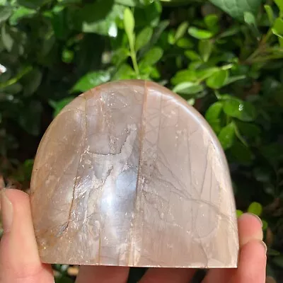 183g Natural Flashy Peach Moonstone Freeform Crystal Quartz Specimen Healing • $29