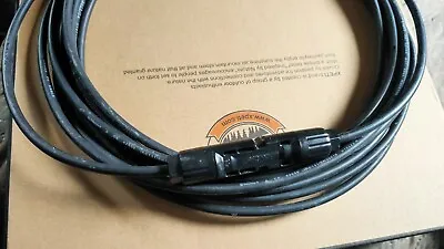 5 Metre SOLAR PANEL EXTENSION CABLES X2 4mm With Mc4  Connectors  • £15
