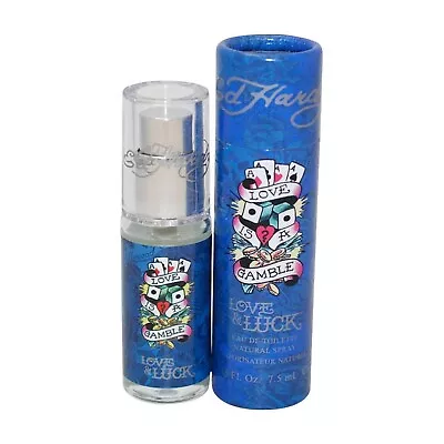 Love And Luck By Ed Hardy 0.25 Oz 7.5 Ml Eau De Toilette Spray Men • $9.89