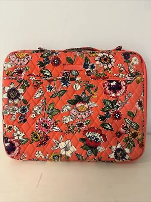 Vera Bradley Large Laptop Sleeve Computer Bag 11  X 14  Floral • $14.99