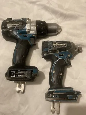 Makita Impact Driver And Combi Drill Used. Dhp481 Drill. Dtd146 Impact Driver • £102