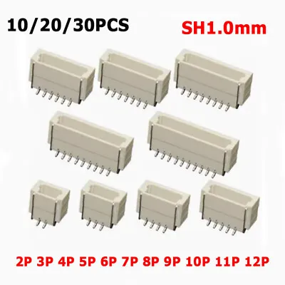 SH1.0mm Pitch Vertical Connector 2/3/4/5/6/7/8/9/10/11/12P SMD Socket Connector • $2.67