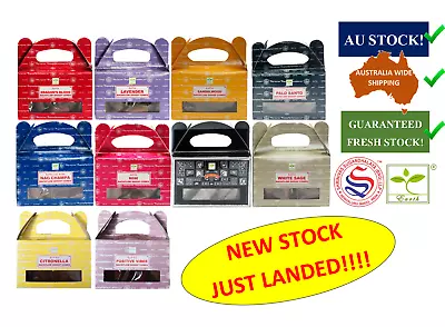 Satya Backflow Incense Cones [1 Pack = 24 Cones] - Nag Champa Superhit..(Earth) • $14.55