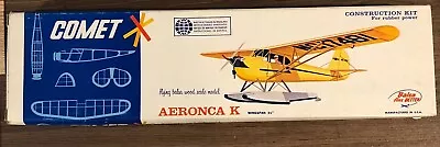 Nos Vintage Comet Model 3208 Aeronca K Flying Balsa Model Kit 25  Wingspan - New • $44.99