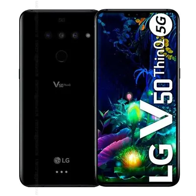 LG V50 ThinQ 5G V450VM VERIZON 128GB Smartphone Aurora Black Brand New UNOPENED • $166.99
