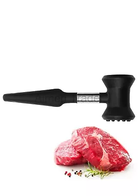 Meat Hammer Mallet Tenderiser Steak Beef Chicken Metal Hammer Kitchen Tool • £10.99