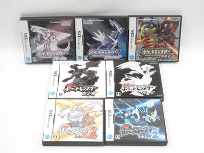 $414.61 • Buy Pokemon Black White Platinum Pearl Diamond RPG Game Set Lot 7 Nintendo DS Japan