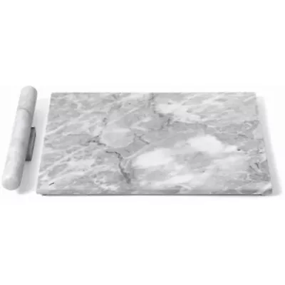 La Patisserie Marble Cutting Board 16x20 Inches With Marble Stone Rolling Pin • $54.95