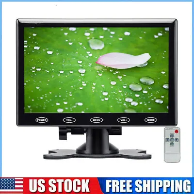 US- 7  /10  LCD Monitor 1024x600 HDMI AV VGA PC Screen For Security Camera CCTV • $46.39