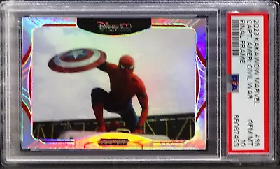 Spider-Man 2023 Kakawow Disney100 Marvel Final Frames Silver PSA 10 GEM MINT • $20.50