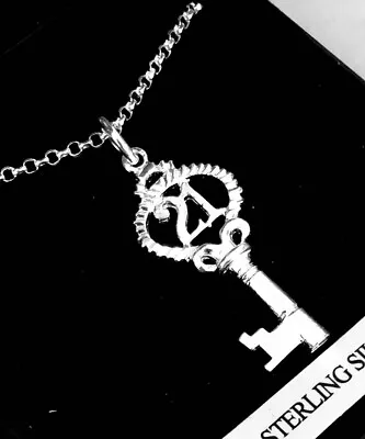 £16.99 • Buy Solid Sterling Silver 21st Key Birthday Pendant 18” Chain UK Supply Free Box