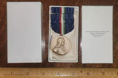 MEXICAN BORDER SERVICE MEDAL PENNSYLVANIA NATIONAL GUARD 1916-1917 Box Wwi PA # • $25