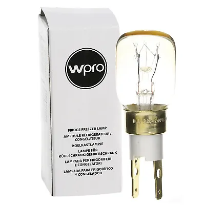 £11.49 • Buy Genuine Whirlpool T- Click 15W Fridge Freezer Lamp Light Bulb T25 240v C00312322