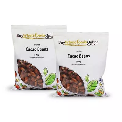 Organic Cacao Beans 1kg | BWFO | Free UK Mainland P&P • £19.76