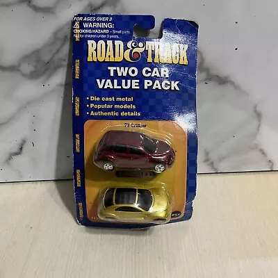 Maisto Road & Track 2 Car Value Pack Diecast PT Cruizer & Pronto Cruizer! • $3.95