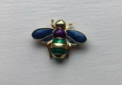 Vintage Bee Brooch Costume Jewelry 70s 80s • £9.99