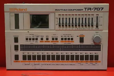 Vintage Roland TR-707 Analog Drum Rhythm Machine Sequencer TR 707 U1908 230202 • $424.99