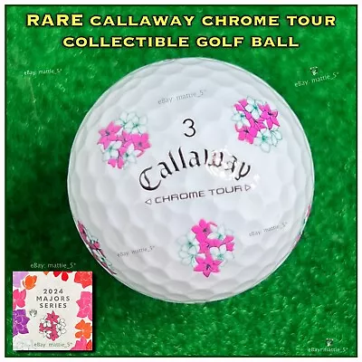 (1) Rare MASTERS Callaway Chrome Tour TRUVIS Golf BALL - 2024 Major Series April • $11.99