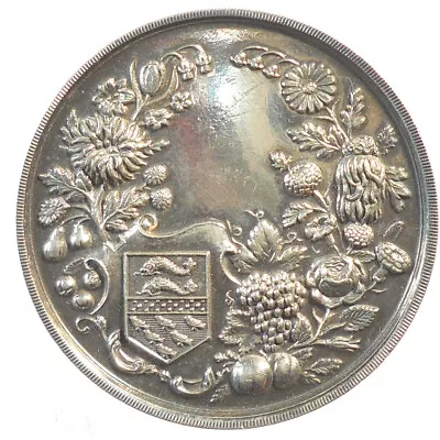 1910 Great Britain BRIGHTON & SUSSEX HORTICULTURAL SOCIETY Silver 42mm • $70