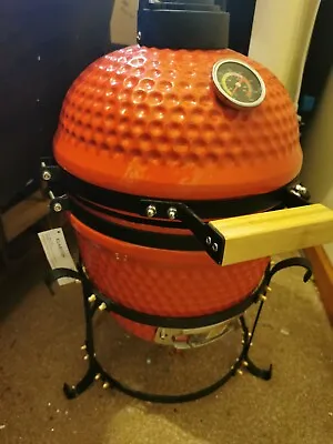 £199 • Buy Klarstein Kamado Thick Ceramic Grill Oven Charcoal Slowcooking BBQ, Red CHEAP!