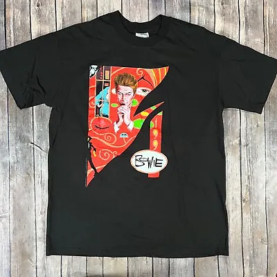 VINTAGE 1990 David Bowie Sound + Vision Tour Shirt Large Brockum Concert 90s Y2K • $139.97