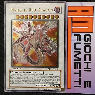 MAJESTIC RED DRAGON In English YUGIOH Rare ULTIMATE Yu-gi-oh! TO COLLECT!! • $74.59