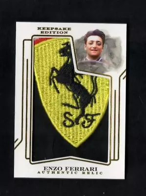 2023 Keepsake Premium Edition Enzo Ferrari On The Front Emblems Card • $3