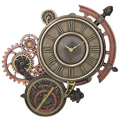 Steampunk Astrolabe Wall Clock Home Decor Collection Art Work • $151.99