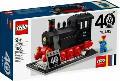 LEGO Promotional: Trains 40th Anniversary Set (40370) Brand New And Sealed • $53