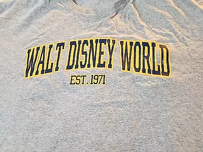 Disney Parks T-Shirt Men's 2XL Walt Disney World Gray Est. 1971 • $2.99