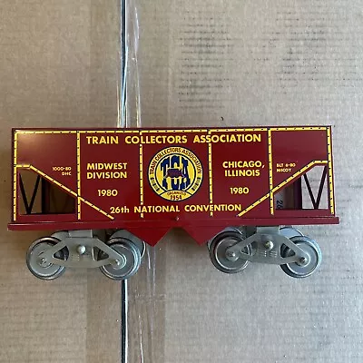 McCOY'S TRAIN 1980 ILLINOIS 26th TCA CONVENTION HOPPER CAR STANDARD GAUGE • $130