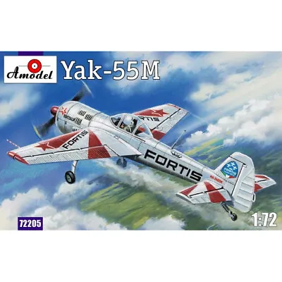 AMODEL 72205 Yak-55M 'FORTIS' Scale Aircraft 1/72 - Plastic Model Kit • $23.17