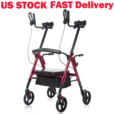 $98.99 • Buy OEM ELENKER WALKER Upright Rollator Walker Upgrade Stand Up Walking Medical Aid