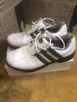 Adidas Unisex Leather Golf Shoes Men’s 7 Women’s 8 Excellent Condition • $30