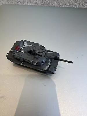 Micro Machines Military Toy M1A1 M-1 Abrams Tank Terror Skull Gray Black White • £7.99