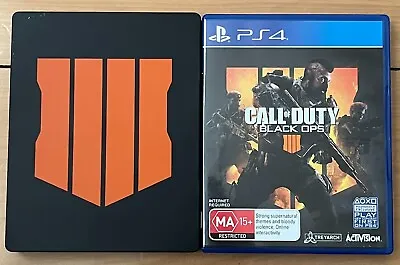 Call Of Duty Black Ops 4 PS4 Collector's Edition • $10