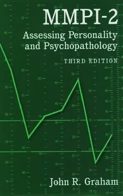 MMPI-2: ASSESSING PERSONALITY AND PSYCHOPATHOLOGY By John R. Graham - Hardcover • $15.49