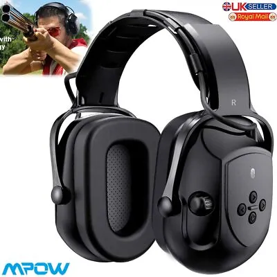 £30.99 • Buy Mpow Bluetooth Headphones NRR 29dB Safety Muffs Shooting Protector Ear Defenders