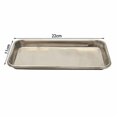 Dental Medical Instrument Sterilize Stainless Steel Surgery Plate Tray Square • $4.74