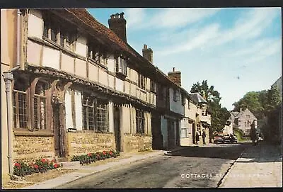 Dorset Postcard - Cottages At Cerne Abbas   DR75 • £2.10