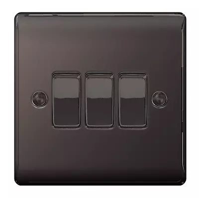 £9.99 • Buy BG Nexus Metal Black Nickel Switches & Sockets Full Range Free P&P