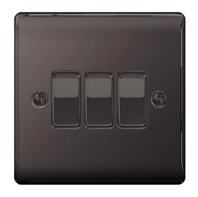 £9.99 • Buy BG Nexus Metal Black Nickel Switches & Sockets Full Range Free P&P